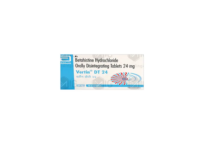 VERTIN DT 24MG VERTIN DT 24MG